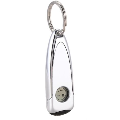 Dischargeur statique antistatique LCD argenté avec porte-clés en métal (1/5)