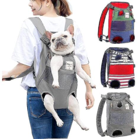 Sac à dos pour chien avec sac de transport réglable, poids max. 12 kg. (1/4)