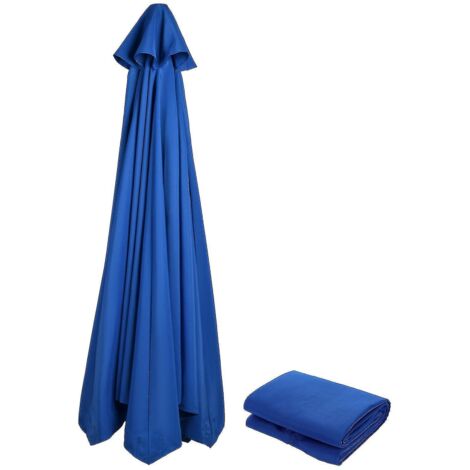 Meilleure offre - Réduction de 34 % sur la toile de rechange pour parasol de jardin 3 m à 6/8 bras - Nouveau modèle 300 cm x 600 cm (1/5)