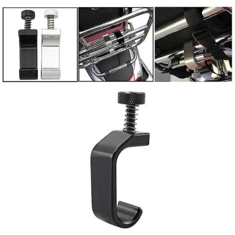 Crochet de cadre en aluminium compatible avec tous les modèles Vespa GTS 50, 125, 150, 250 et 300. (1/5)