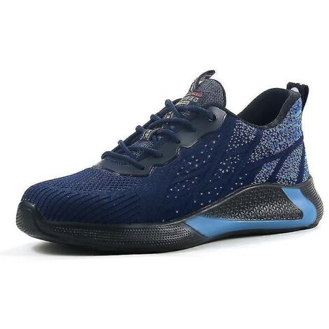 Chaussures de sécurité pour hommes avec embout en acier, baskets légères et respirantes - 40 (1/3)