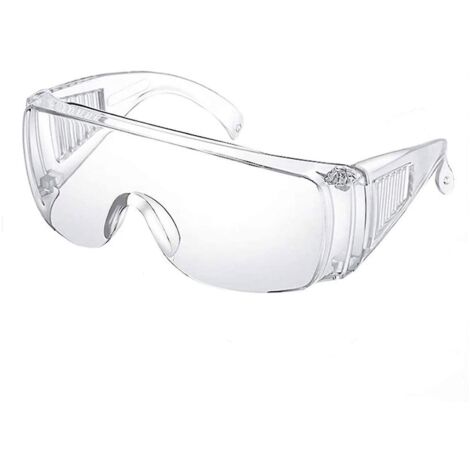 Lunettes de sécurité transparentes anti-poussière et anti-gouttelettes - (1/5)