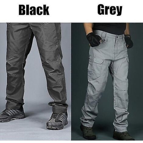 Pantalon cargo tactique pour homme, pantalon SWAT, pantalon de randonnée pour sports de plein air, pantalon multipoches, salopette d'entraînement, pantalon militaire. (1/5)