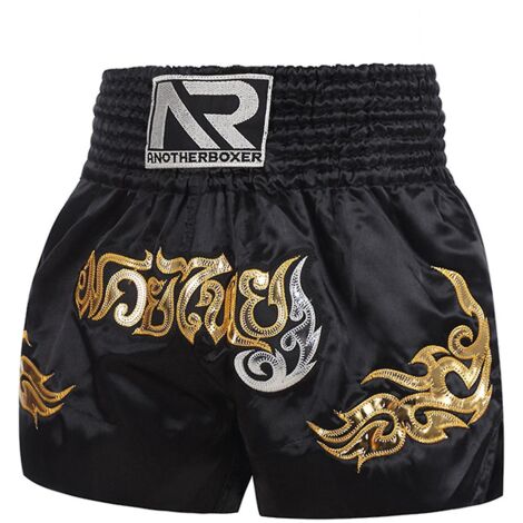 Short de boxe antifriction pour homme, idéal pour la boxe thaï et le kickboxing (taille S). (1/5)