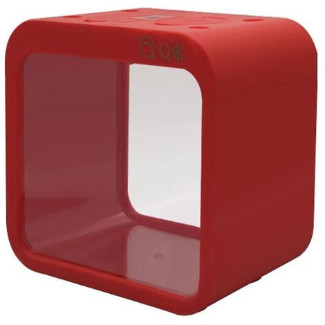 Aquarium économe en énergie, élégant et réutilisable, en forme de coquille avec fenêtre d'alimentation, terrarium pour poissons, fournitures ménagères - (1/5)