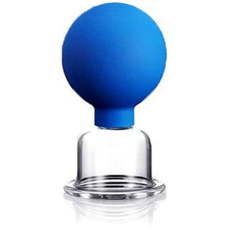 Kit de ventouses pour le visage, ventouses en verre, ventouses de massage à vide en silicone, kit de ventouses professionnel - 4 pièces (1/5)
