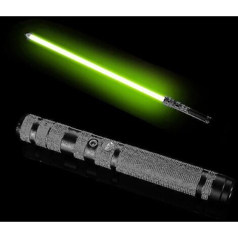 Sabre laser électronique RGB 7 couleurs variables avec effets sonores - Noir (1/4)