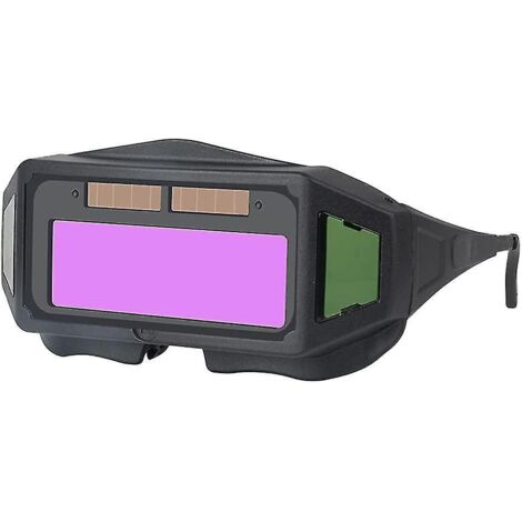 Lunettes de soudage professionnelles, lunettes de soudage automatiques, lunettes de protection contre l'éblouissement pour les travaux de soudage. (1/5)