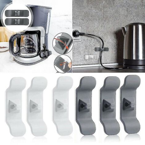 Lot de 4 enrouleurs de cordon pour appareils de cuisine, organisateur de cordon, enrouleur de cordon Tk- (1/5)