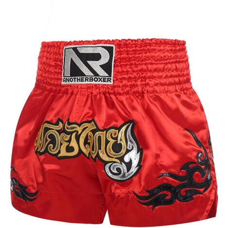Short de boxe antifriction pour homme, idéal pour la boxe thaï et le kickboxing (taille S). (1/4)