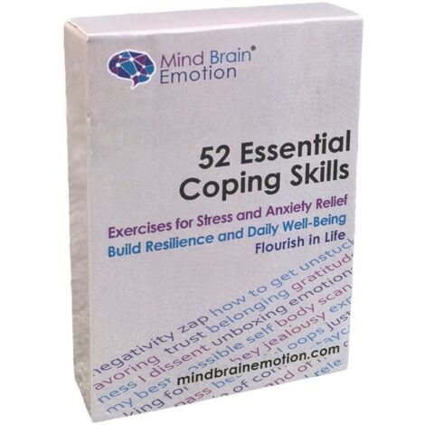 Cartes 52 Compétences Essentielles de Gestion Émotionnelle - Exercices de Bien-être pour Réduire Stress et Anxiété Sociale - Développement Résilience et Agilité (1/5)