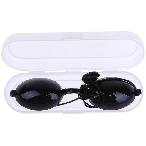 Cache-œil, lunettes de protection laser, masque de sécurité, clinique de beauté IPL, patient, noir (1/5)