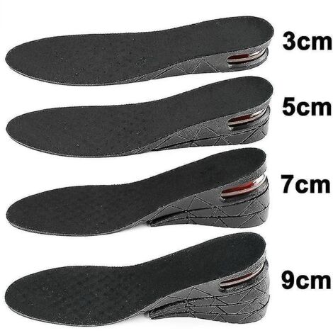 Semelle intérieure invisible rehaussante, de 3 cm à 9 cm, coussinet rehaussant, ajustable par paliers de 3 cm.-3cm (1/5)