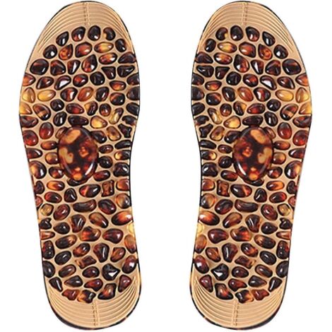 Semelles de massage pour les pieds - Semelles thérapeutiques pour femmes, coussinets de massage pour chaussures, réflexologie, soulagement des douleurs, semelles pour chaussures pavées. (1/5)