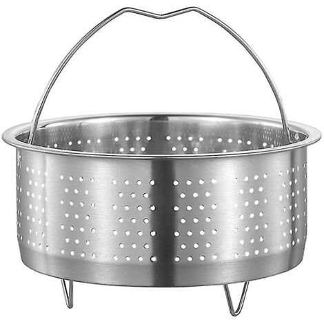 Panier vapeur en acier inoxydable, insert vapeur en métal, grille vapeur, passoire à fruits et légumes.