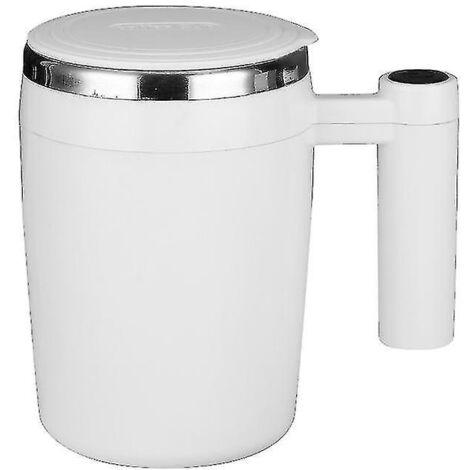 Tasse à café magnétique entièrement automatique, idéale pour mélanger les protéines en poudre. Mug électrique en acier inoxydable. (1/5)