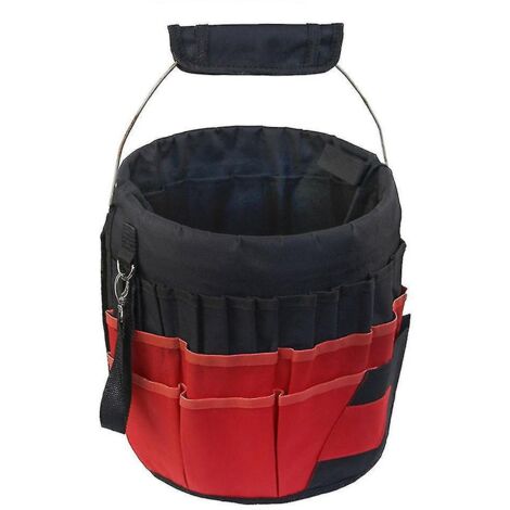 Sac à outils de jardin multifonctionnel et portable avec 42 poches, résistant à l'usure. (1/4)