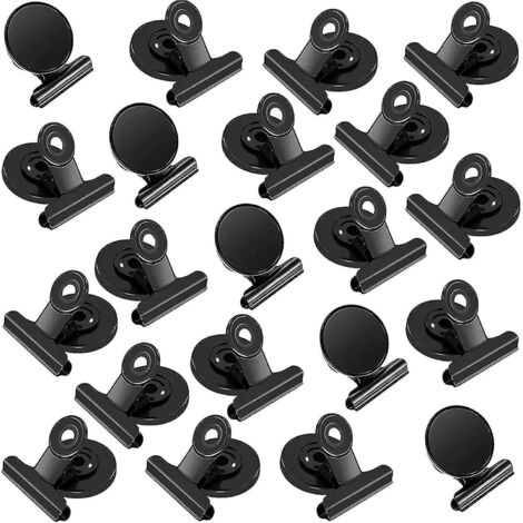 Lot de 20 aimants pour réfrigérateur, aimants et clips magnétiques robustes (1/5)