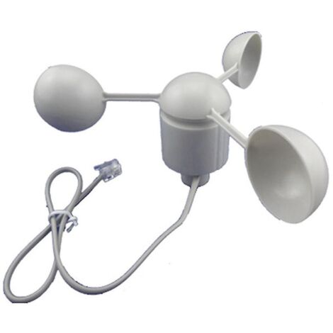 Anémomètre, instrument de mesure de la vitesse du vent, capteur de vitesse du vent, accessoires pour instruments météorologiques (1/5)