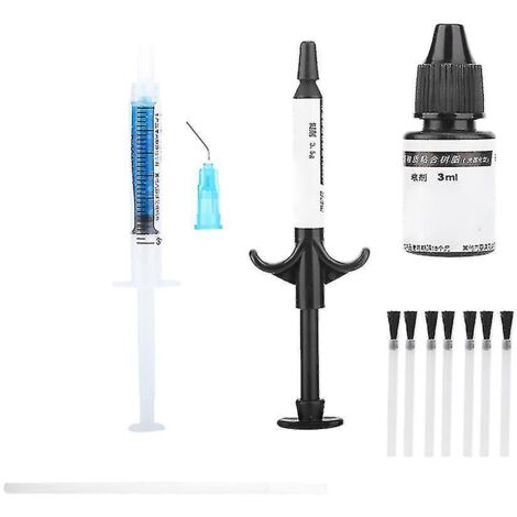 Kit de collage dentaire orthodontique, système adhésif photopolymérisable, outils, petit ensemble (1/5)