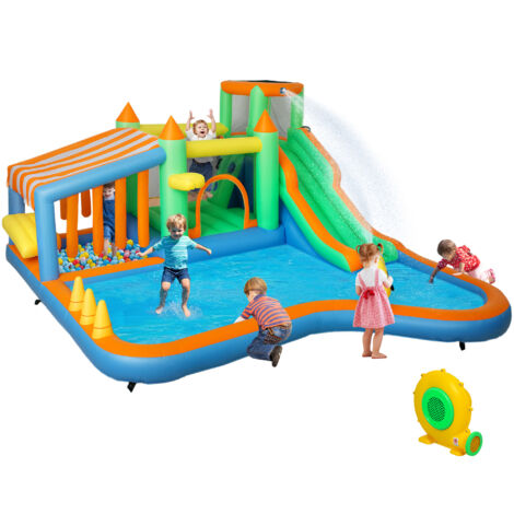 Seyakany Château gonflable enfants parc aquatique extérieur Seyakany Château gonflable enfants parc aquatique extérieur