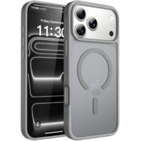 Coque transparente grise Magsafe pour iPhone 17 Pro Max