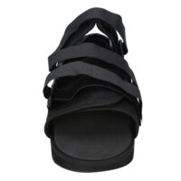 Chaussure de marche post-op pour pied cassé avec protection renforcée - Noir Taille S