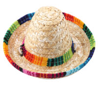 Mini Chapeau de Fête Sombrero pour Chien/Chat, Ajustable avec Corde en Coton pour Petits Animaux
