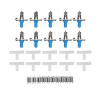 10 Pièces Abreuvoir à Tétine pour Lapins, Outil de Boisson à Double Suspension avec Ressorts