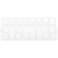Boîte de Rangement Transparente pour Pinceaux de Maquillage et Rouges à Lèvres