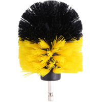 Nettoyeur de Joints pour Carrelage - Brosse pour Salle de Bain et WC - Accessoire pour Perceuse à Poils en PP