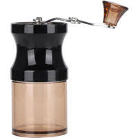 Moulin à café manuel portable détachable, broyeur à main pour cuisine, machine à moudre noir