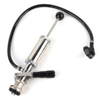 Robinet de Bière Robuste pour Fût, Pompe à Bière de Pique-nique avec Déclencheur à Pression - 4 Pièces