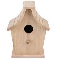 Maison pour Oiseaux en Bois - Nichoir à Suspendre pour Perruches et Petits Oiseaux