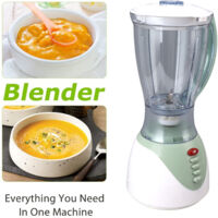Mixeur Professionnel 1500ML 600ML pour Smoothies et Fruits Surgelés avec Broyeur à Glace - Prise UK 220V
