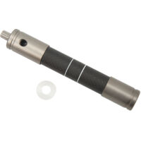 Stabilisateur d'arc 5 pouces en carbone et acier inoxydable, barre d'équilibre portable pour arc à poulies, accessoire d'amortissement pour tir à l'arc.