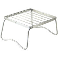 Grill de Barbecue Portable en Acier Inoxydable, Mini Barbecue Pliable pour Extérieur