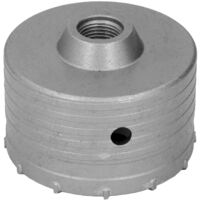 Trépan Béton 100mm à Percer Rapide pour Installation Climatiseur, Foret Carbure