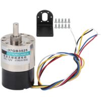 Moteur sans balais à vitesse réglable 12V CC, sens horaire/anti-horaire, avec support pour instruments de mesure XD-37GB, 3525-600 tr/min