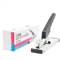 Agrafeuse robuste en alliage pour bureau, capacité de 100 feuilles, agrafeuse de bureau à grand rendement pour usage professionnel