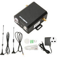 Routeur 4G LTE Industriel 150Mbps, Boîtier Métal, 16 Utilisateurs, Slot Nano SIM, Antennes 2, WiFi Mobile, 100‑240V Prise UK