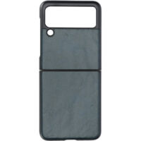 Étui de protection pliable en simili cuir pour Samsung Galaxy Z Flip 3 - Bleu