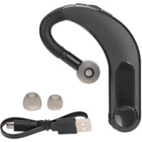 Casque Bluetooth Anti-Bruit sans Fil avec Crochet d'Oreille pour Conduite et Télétravail
