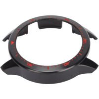 Coque de Protection Complète pour Realme Watch S Pro - Noir et Rouge
