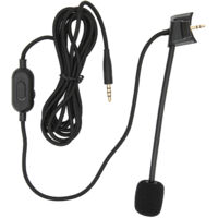 Câble audio pour micro-casque avec contrôle de volume et interrupteur muet