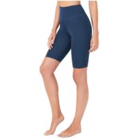 Short gainant taille haute pour femme, collant de sport - Taille L