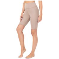 Short gainant taille haute pour femme, collant de sport - XS