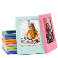 Lot de 10 mini cadres photo magnétiques, cadre photo magnétique 2x3" pour réfrigérateur, compatible avec Fujifilm Polaroid Instax Mini, petit support photo pour réfrigérateur ou table.
