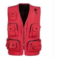 Gilet de photographie de poche, gilet de pêche de loisirs, gilet de reporter/réalisateur, gilet de chasse - 3XL