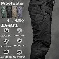 Pantalon cargo tactique homme, pantalon de type SWAT, pantalon de randonnée multipoches, pantalon d'entraînement, pantalon militaire - XL